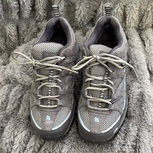 The North Face Women’s Gray Trail Running Shoes (NWOT)